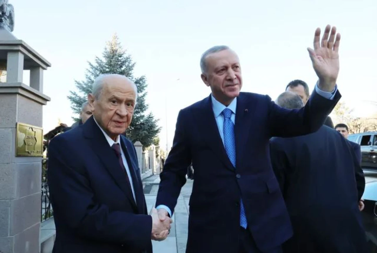 Cumhurbaşkanı'ndan Bahçeli'ye ziyaret