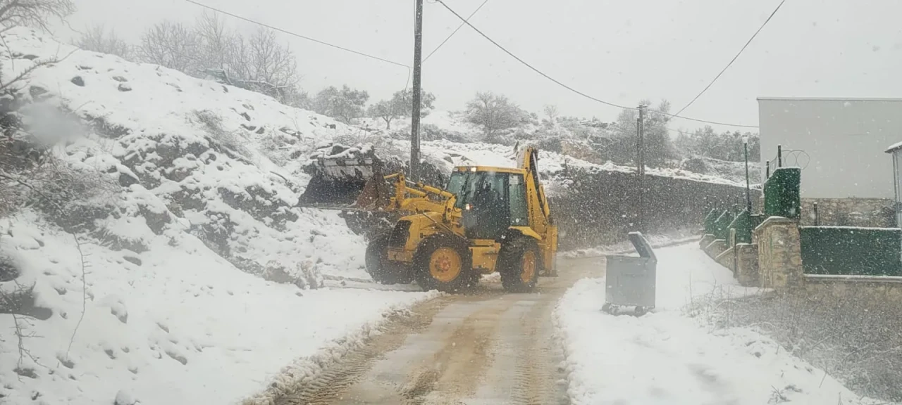 Mudanya'da kar mesaisi