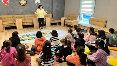 Osmangazili çocuklar masal tadında şiirler dinledi