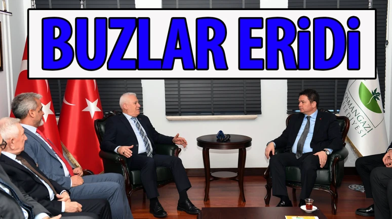 Buzları eriten ziyaret... Bozbey ve Aydın bir arada